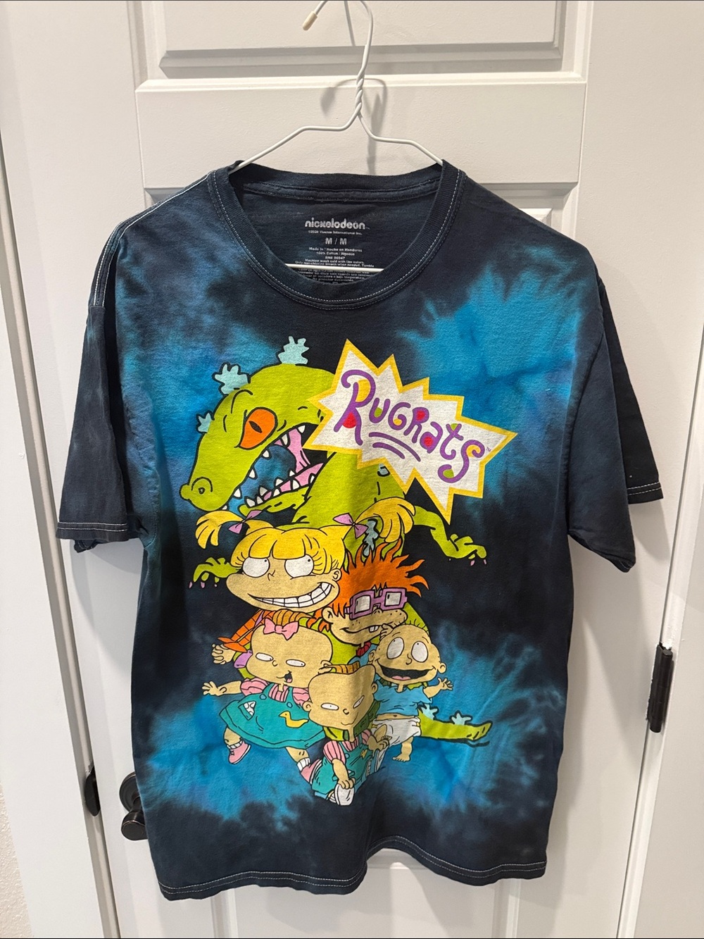 Vintage Nickelodeon Rugrats Graphic Tee - Blue/Black/Turquoise